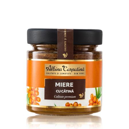 Miere cu pulbere de catina, 270g, Albina Carpatina