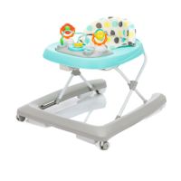 Premergator cu Jucarie, Buline Mint-Grey, 6 luni+, Fillikid