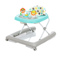 Premergator cu Jucarie, Buline Mint-Grey, 6 luni+, Fillikid