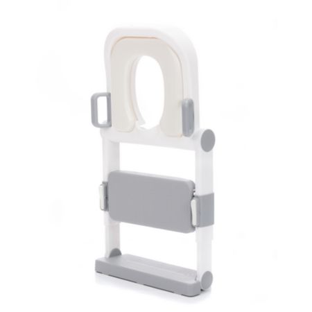 Scara cu reductor moale pentru WC, Alb/Gri, 2 ani+, Fillikid 726277