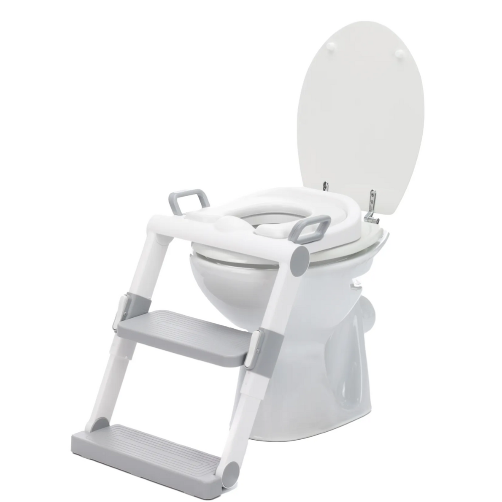 Scara cu reductor moale pentru WC, Alb/Gri, 2 ani+, Fillikid