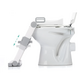 Scara cu reductor moale pentru WC, Alb/Gri, 2 ani+, Fillikid 726273