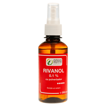 Rivanol cu pulverizator 0,1%