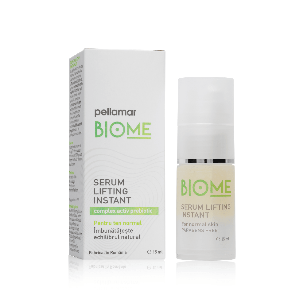 Serum lifting instant pentru ten normal Biome, 15 ml, Pellamar