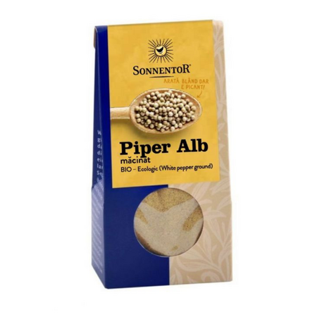Piper Alb Bio macinat, 35 g