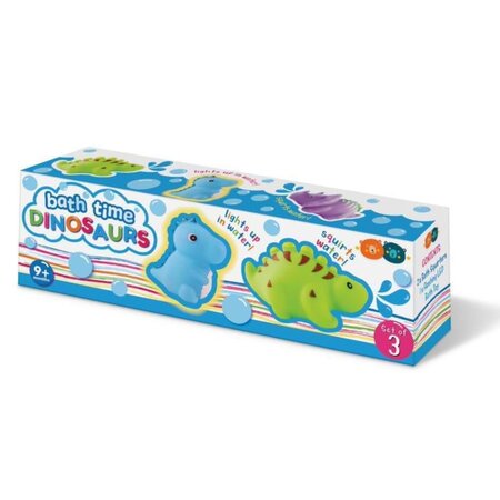 Set dinozauri cu led pentru baie, 9 luni+, Buddy & Barney 599956