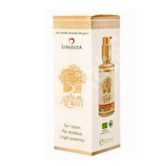 Ulei de Argan Longevita, 100 ml, Solaris