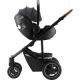 Scoica auto Baby Safe 5Z2 I-Size cu Baza Isofix Flex inclusa, 0 - 15 luni, Midnight Grey, Britax 600112