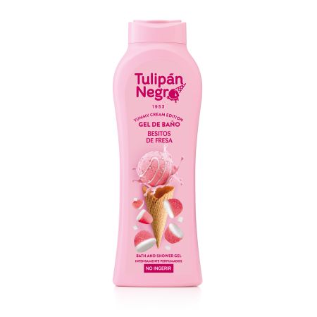 Gel de dus Dus Besitos de fresas, 650ml, Tulipan