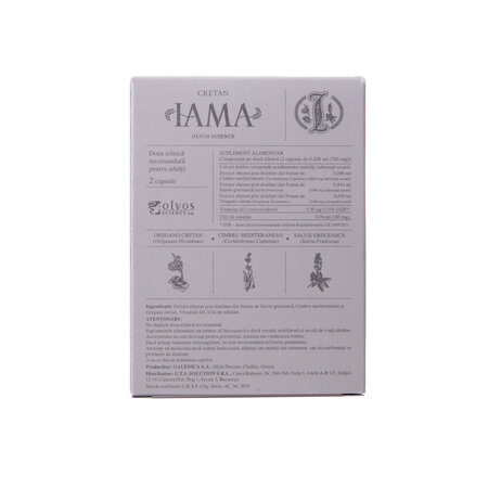 Cretan Iama, 14 capsule, Olvos Science 616614