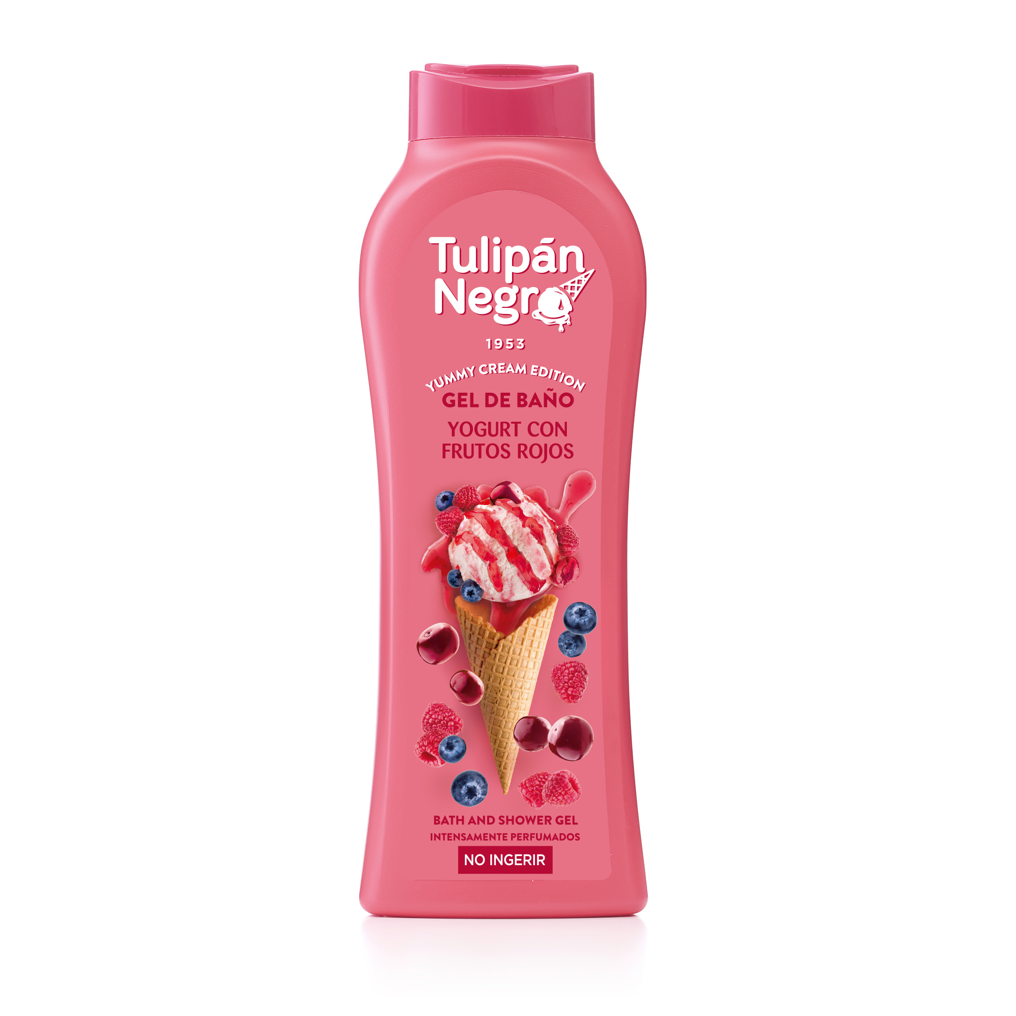 Gel de dus yogurt con frutos rojas, 650ml, Tulipan