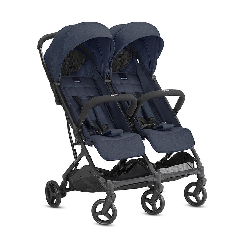 Carucior pentru gemeni Twin Sketch, Navy, Inglesina