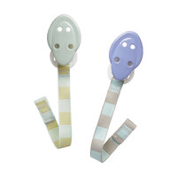 Set 2 suporturi pentru suzete, +0 luni, Verde/Mov, Tommee Tippee