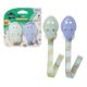 Set 2 suporturi pentru suzete, +0 luni, Verde/Mov, Tommee Tippee 600314