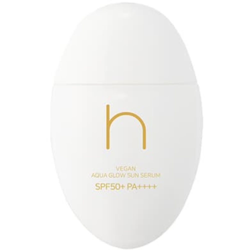 Ser cu protectie solara SPF 50+ PA++++ Aqua Glow, 50 ml, Hamel