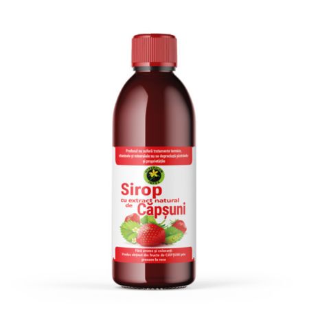 Sirop de capsuni cu zahar