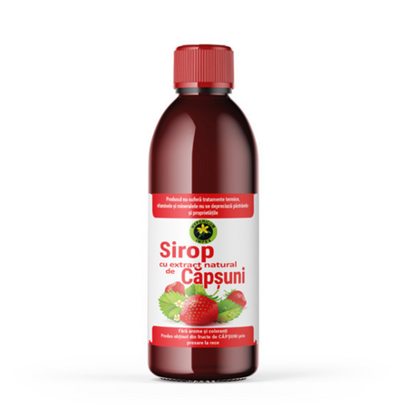 Sirop de capsuni cu zahar