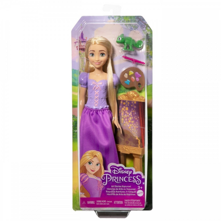 Set Papusa Rapunzel pictorita, +3 ani, Disney Princess 600516