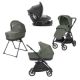 Sistem Carucior 4 in 1 Electa Quattro Cab, Tribeca Green, Inglesina 600666