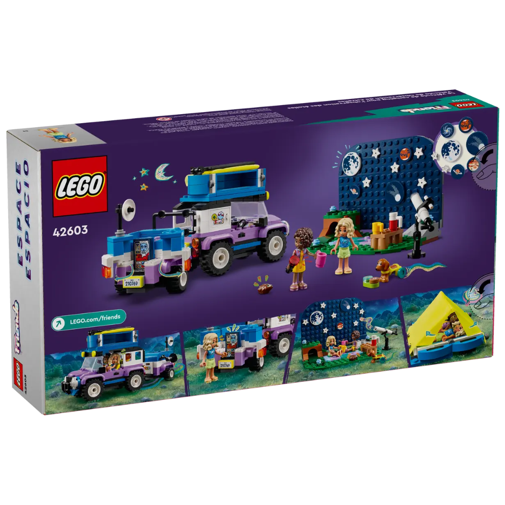 Vehicul de camping pentru observarea stelelor, 7 ani+, 42603, Lego Friends