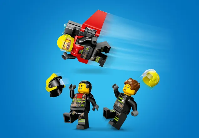 Avion de pompieri, +6 ani, 60413, Lego City