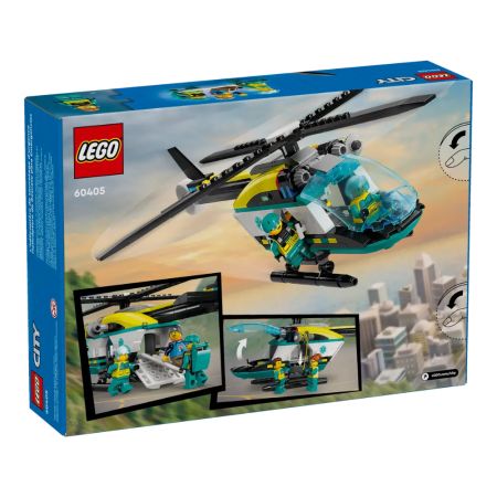 Elicoppter de salvare de urgenta, +6 ani, 60405, Lego City