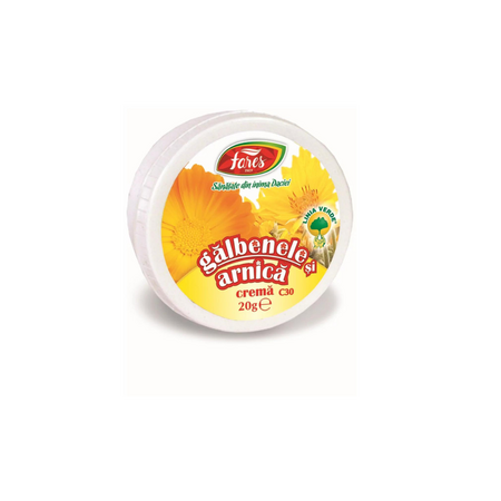 Crema galbenele si arnica, 20 g, Fares