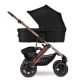 Carucior 2 in 1 pentru copii Salsa 4 Air, Rose Gold, Abc Design 455447