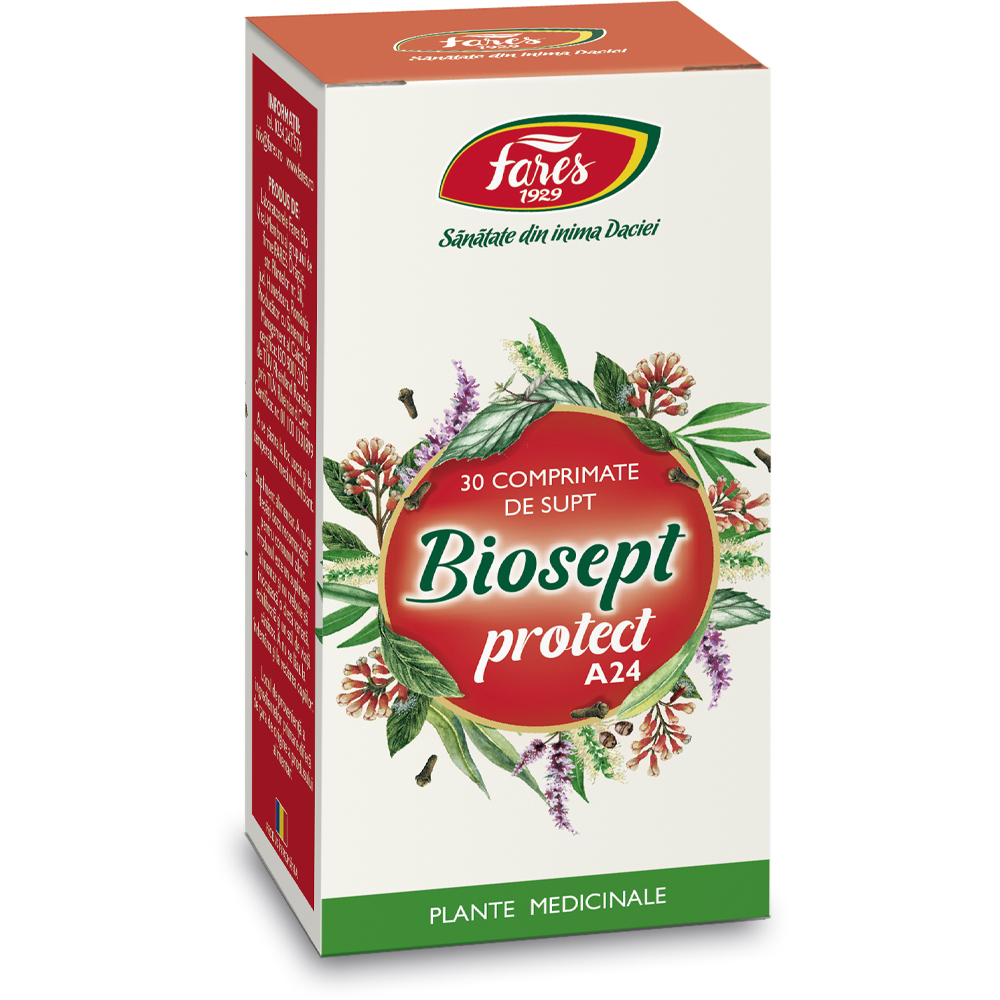 Biosept Plus, 30 comprimate, Fares