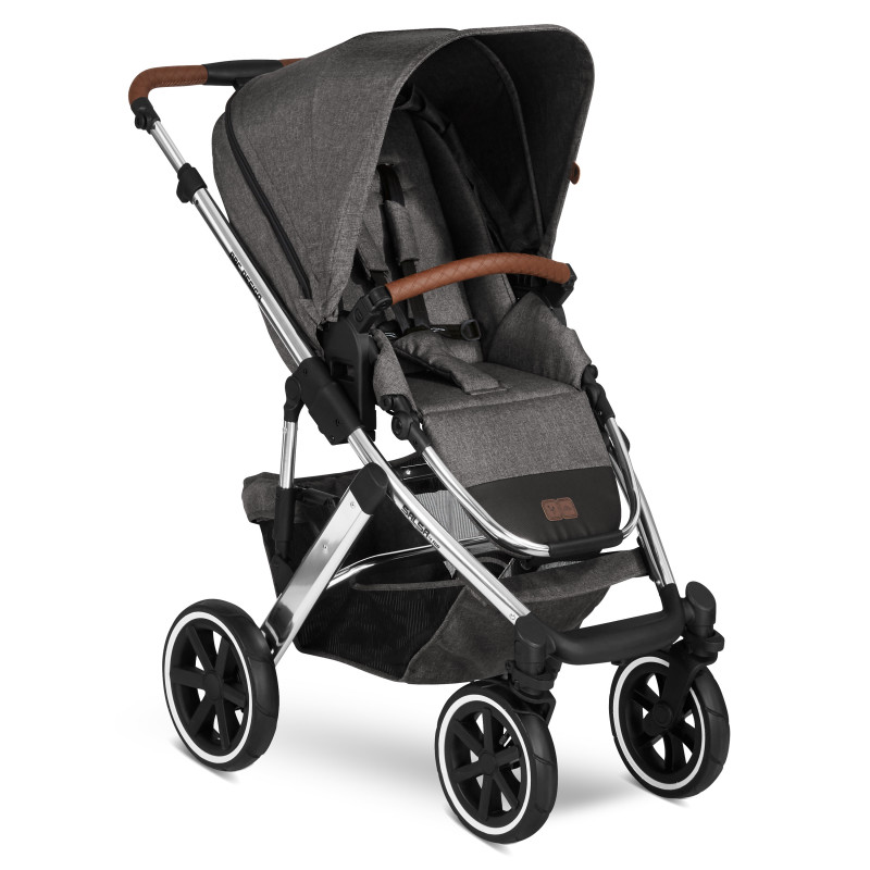 Carucior 2 in 1 pentru copii Salsa 4 Air, Asphalt Diamond, Abc Design