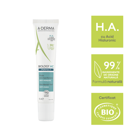 Fluid anti-imperfectiuni Biology AC Perfect, 40 ml, Aderma 606270