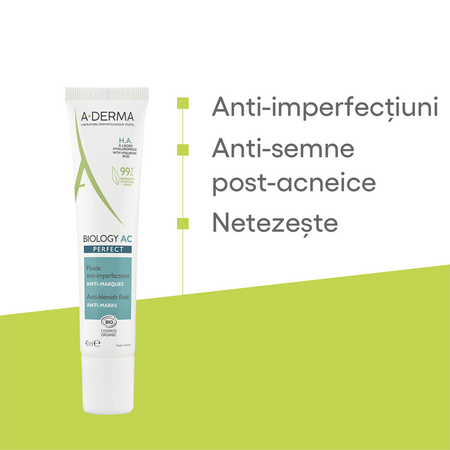Fluid anti-imperfectiuni Biology AC Perfect, 40 ml, Aderma 606269