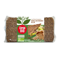 Paine integrala Bio cu secara, ovaz si in, 500 g, Cereal
