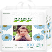 Scutece hipoalergenice Premium Line, 3D Flex & Fit, Nr. 6, 15-25 kg, 14 bucati, Nateen