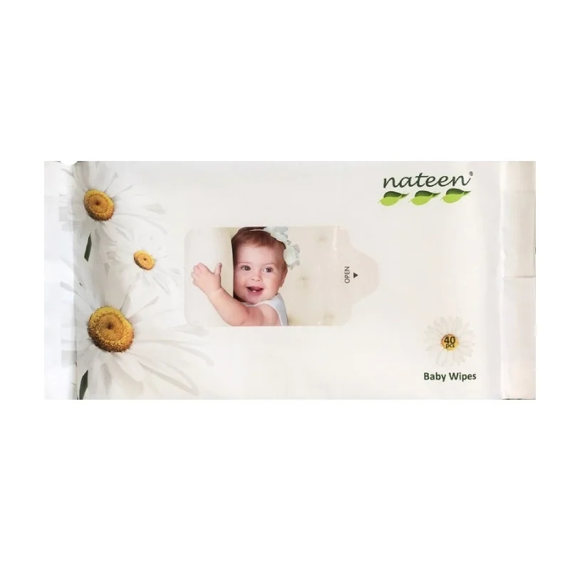 Servetele umede biodegradabile Baby Wipes, 40 bucati, Nateen