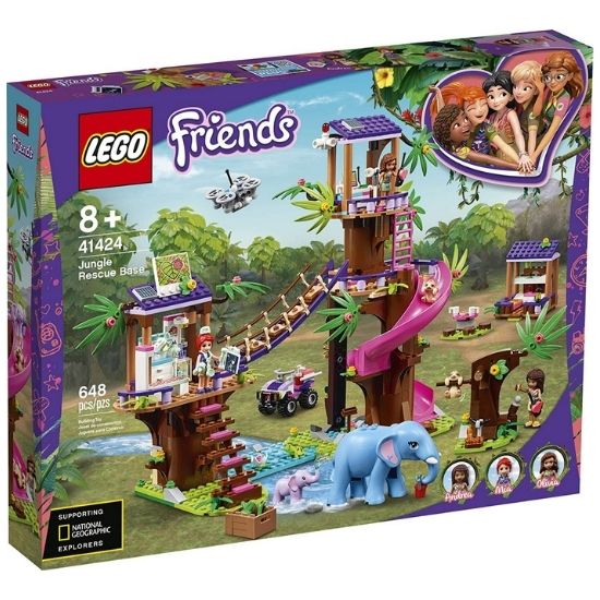 Baza de salvare din Jungla, Lego Friends