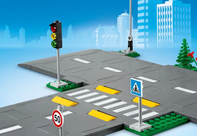 Placi de drum, +5 ani, 60304, Lego Gity
