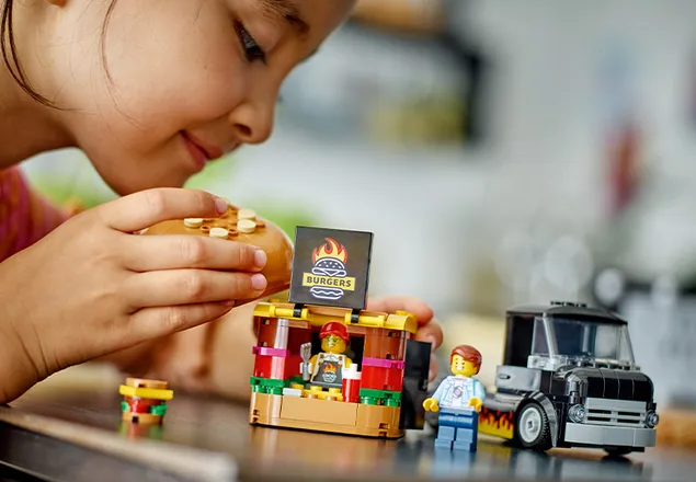 Toneta de burgeri, +5 ani, 60404, Lego City