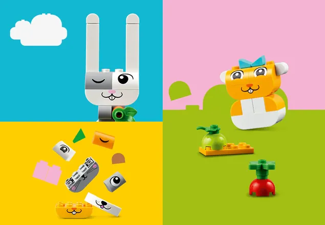 Animalute creative, +5 ani, 11034, Lego Classic
