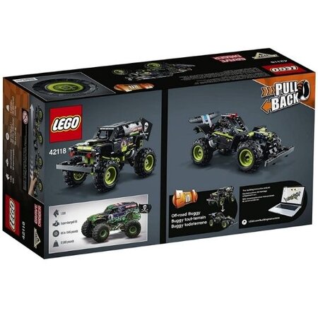 Jam Grave Digger Lego Technic 42118, +7 ani, Lego 455505
