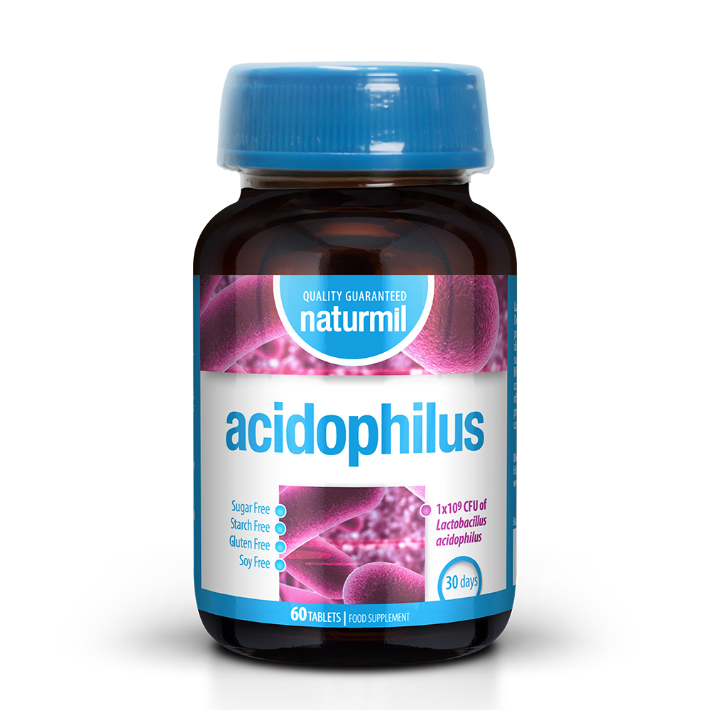 Acidophilus, 60 tablete, Naturmil