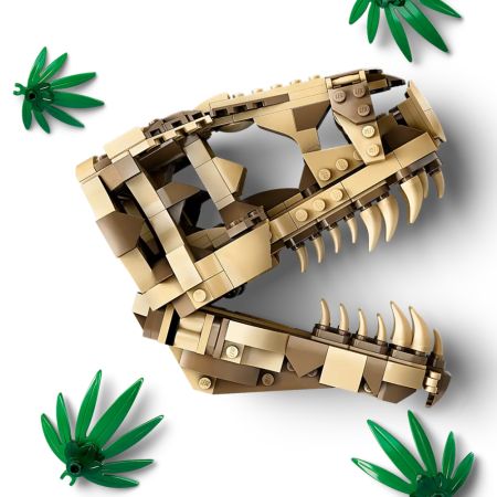 Fosile de dinozaur, 9 ani+, Craniu de T-Rex, 76964, Lego Ju : Bebe Tei