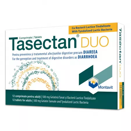 Tasectan DUO, 500 mg, 12 tablete, Montavit