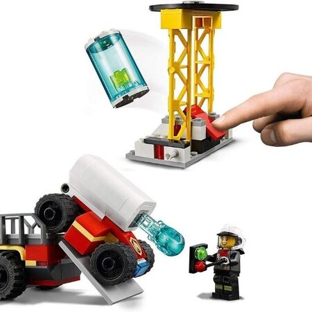 Unitatea de comanda a pompierilor Lego City, +6 ani, 60282, Lego 455543