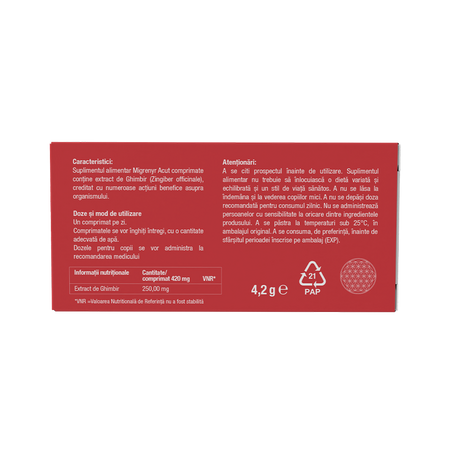 Migrenyr Acut, 20 comprimate, Nyrvusano 788711