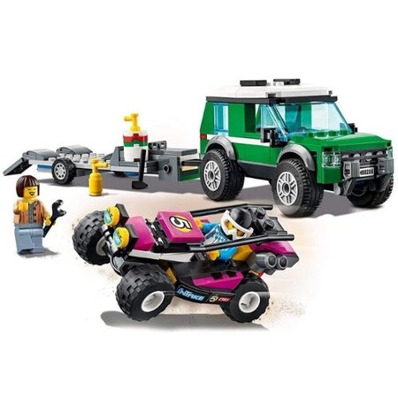 Transport de automobile de curse Lego City 60288, +5 ani, Lego 455555