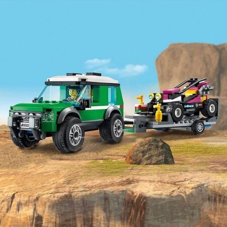 Transport de automobile de curse Lego City 60288, +5 ani, Lego 455560