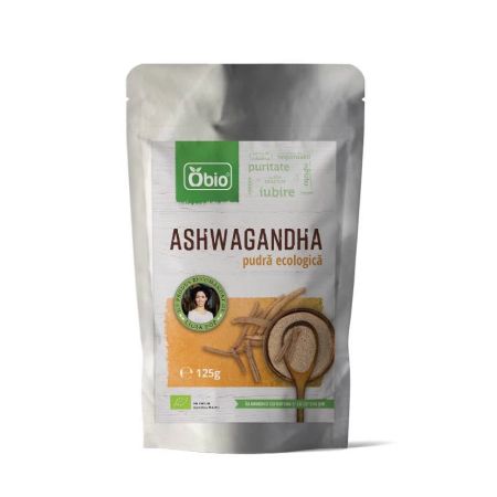 OBIO ASHWAGANDHA PULBERE ECOLOGICA 125G BIO*