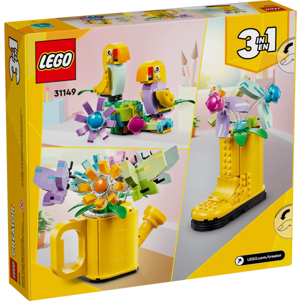 Flori in stropitoare, +8 ani, 31149, Lego Creator 3 in 1