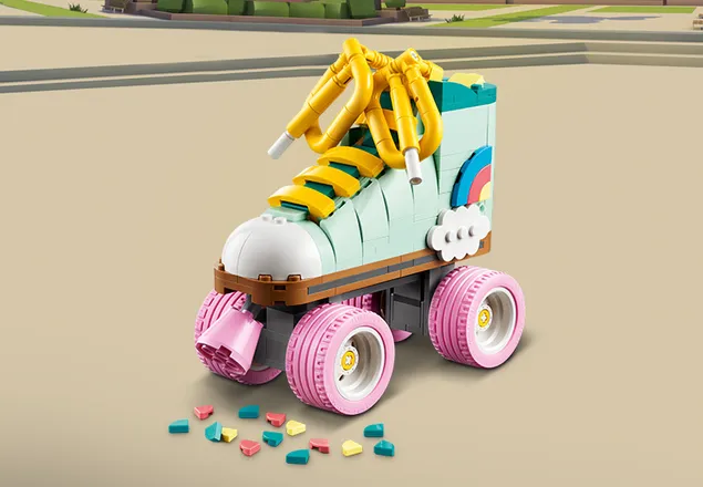 Patina cu rotile Retro, +8 ani, 31148, Lego Creator 3 in 1